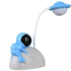 Table Lamp Dimmable Astronaut Led Bedside Study Eye Protection Night Light Desktop Decoration Gift Blue