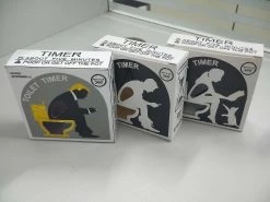 Creative Toilet Timer Countdown Machine Mechanical Alarm Clock Bathroom Tool C