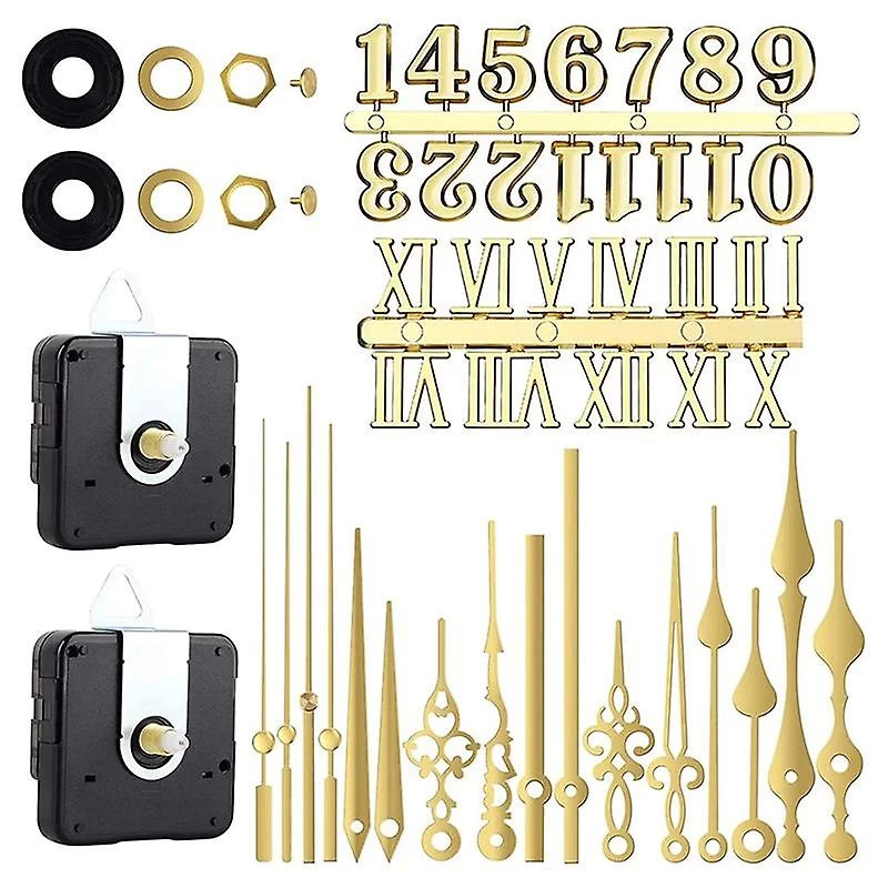 Clock Mechanism Silent Quartz Movement Machine Wall Hands Pointer Set For Replacing Clock