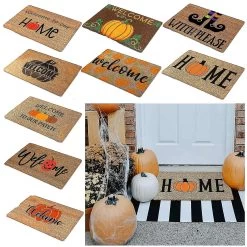 Attractive Door Mat Practical Polyester Decorative Halloween Floor Pad Cushion Doormat For Home