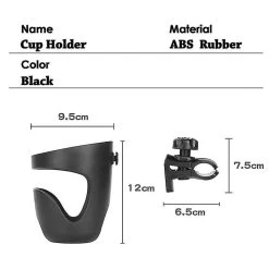 Boat Rail Cup Holder Universal Drinks Holders 360 Degree Rotation Adjustable Clamp Boat Drink Holde