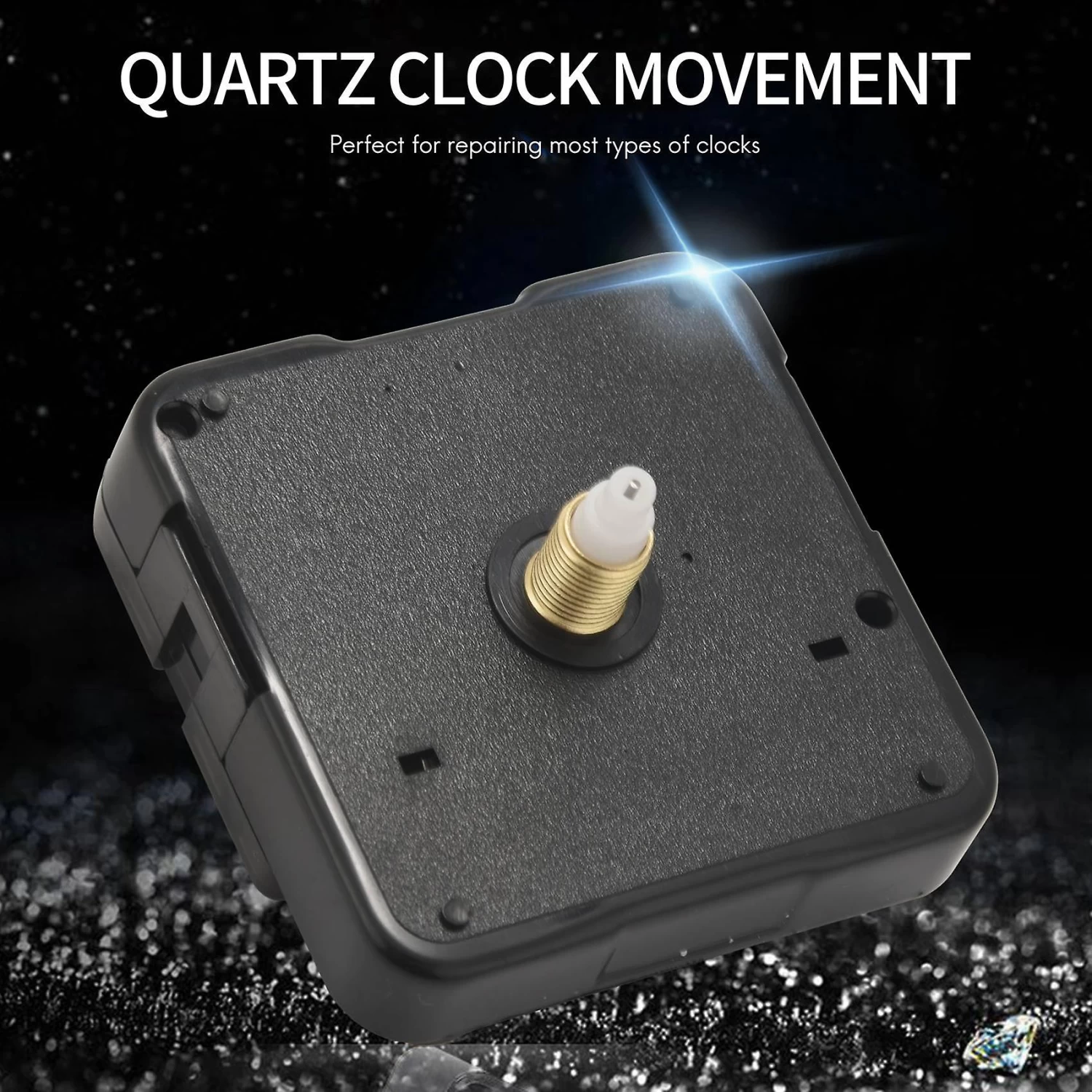 Diy Clock Metal Texture Wall Clock Retro Wall Clock Movement Accessories - Image 2