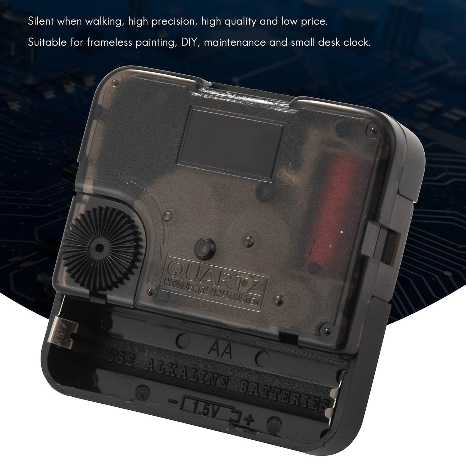 Diy Clock Metal Texture Wall Clock Retro Wall Clock Movement Accessories