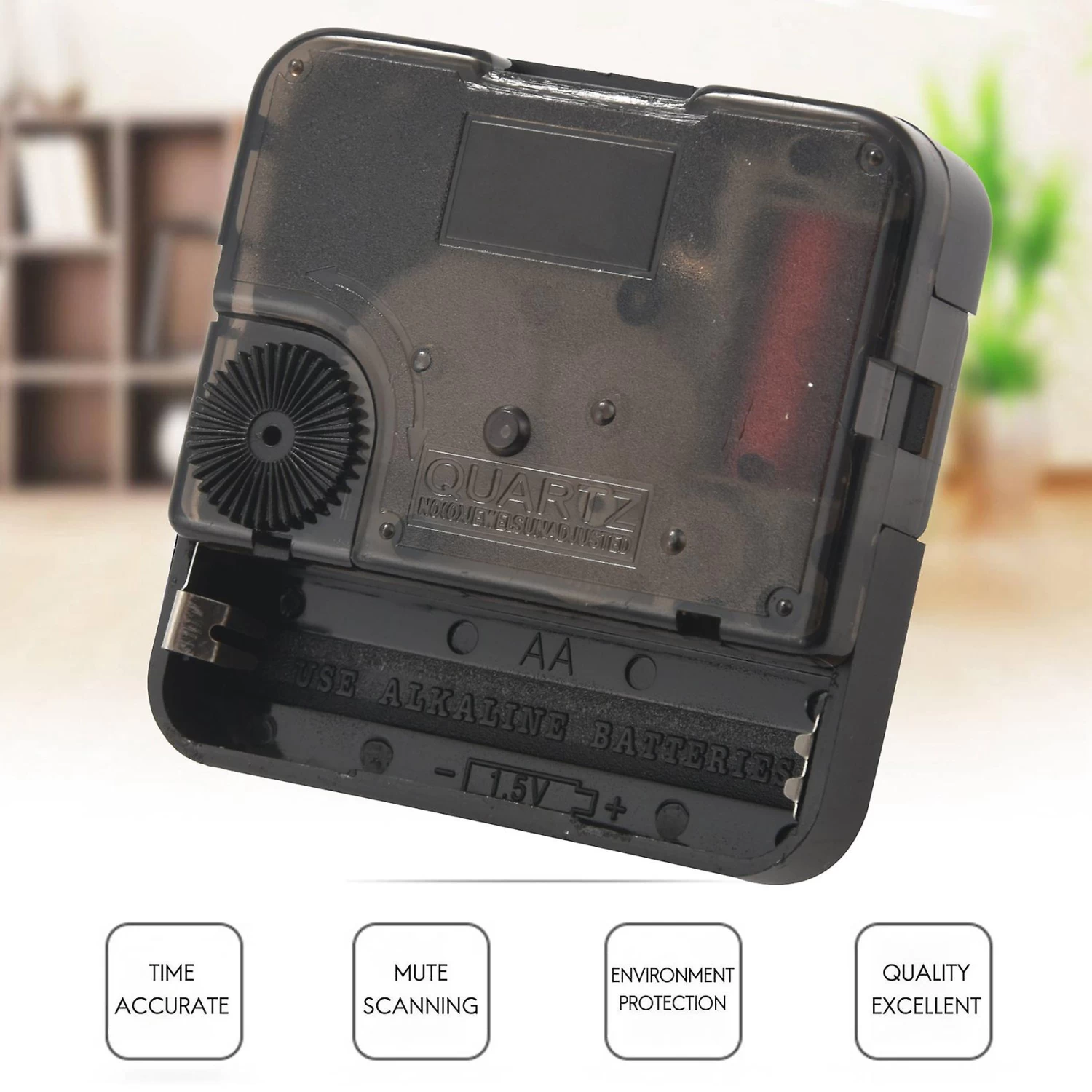 Diy Clock Metal Texture Wall Clock Retro Wall Clock Movement Accessories - Image 4