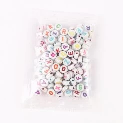 24 Grid Glass Beads 48 Colors Loose Beads Baking Varnish Beads Millet Beads Set