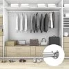 4pcs Closet Rod Support 28mm Stainless Steel Wardrobe Rod Support(28mm)