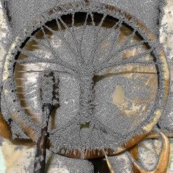 Tree Of Life Shaman Drum Handmade Siberian Drum Spirit Music Symbol Garden Decor