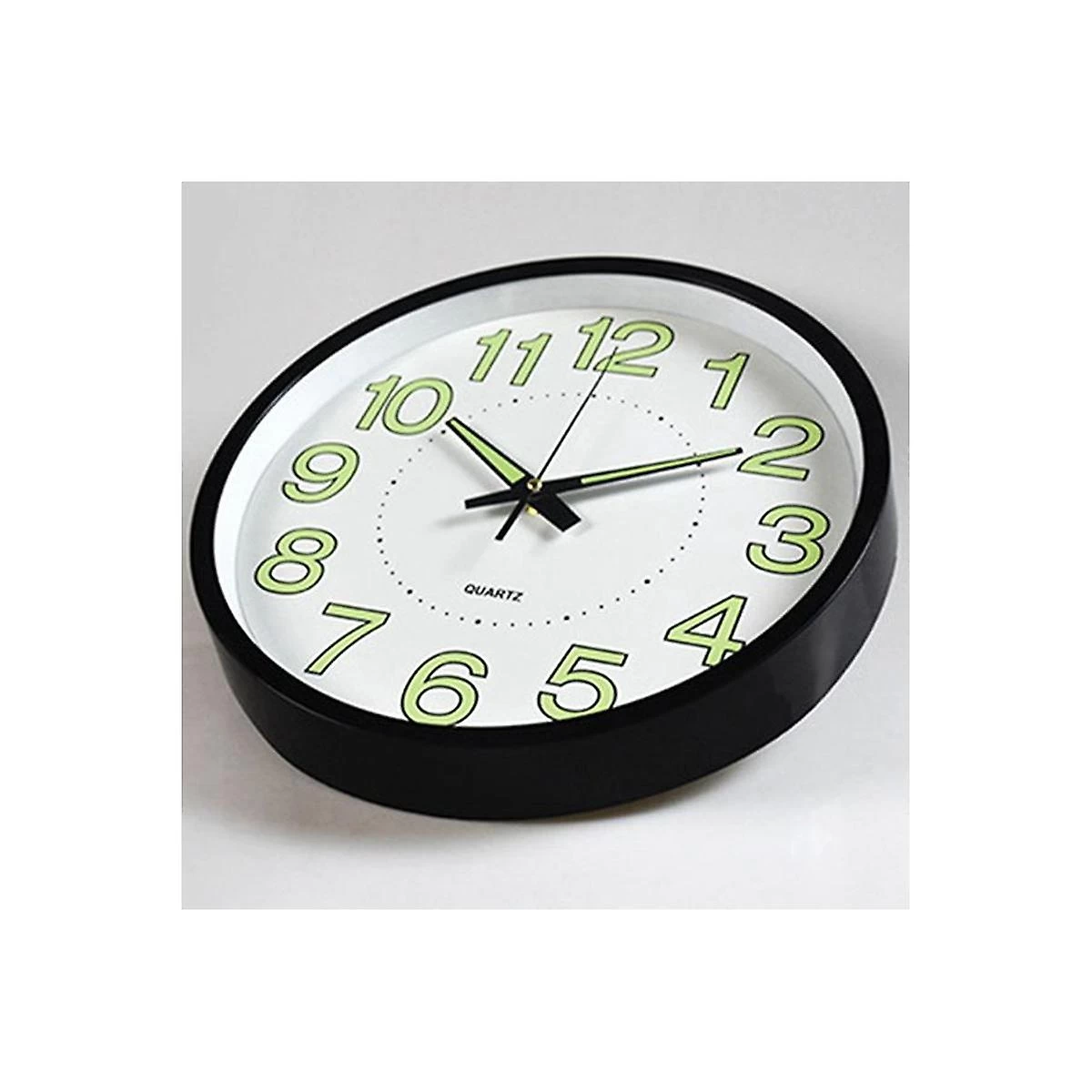 12 Inch / 30cm Luminous Wall Clock Silent With Night Light Glow In The Dark Round Clock, Living Roo - Image 4