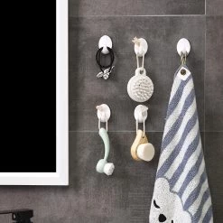 Jinyi Hooks , Hooks Hooks Hanging Hooks No Ing Reusable Hooks Stick On Removable Hooks Plas