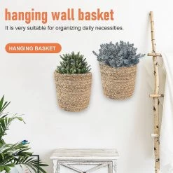 Hanging Basket Planter Indoor Outdoor Hanging Rope Flower Pot Basket Decor,hanging Flow
