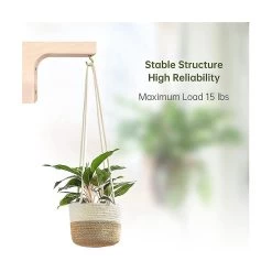 4pcs Hanging , Hs Indoor, Hanging Basket Hooks For Indoor Flower Baskets Pot S P