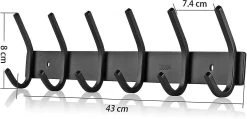 Wall Coat Rack, Coat Hooks Stainless Steel Coat Hooks Wall Hooks For Bedroom Bathroom