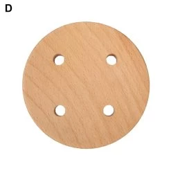 Coat Hangers Rustic Wall Mounted Wood Delicate Exquisite Round Button Storage Hooks For Living Room Jikaix D