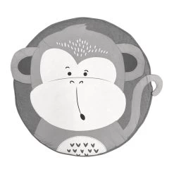 Animals Baby Rug For Nursery Baby Round Rug Educational Warm Soft Monkey