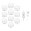 4xhollywood Style Led Vanity Mirror Lights For Makeup10 Bulbs 3 Colors