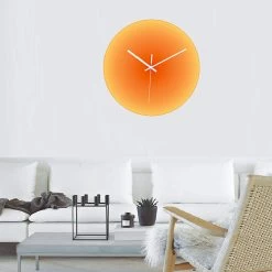 30cm Sunset Hanging Clocks Creative Clock For Home Decoration For Porch Balcony Corridor