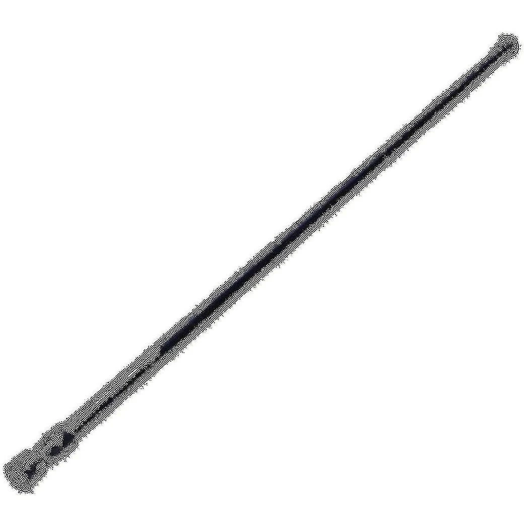 Extendable Telescopic Spring Loaded Net Voile Tension Curtain Rail Pole Rods,55-90cm,black - Image 5