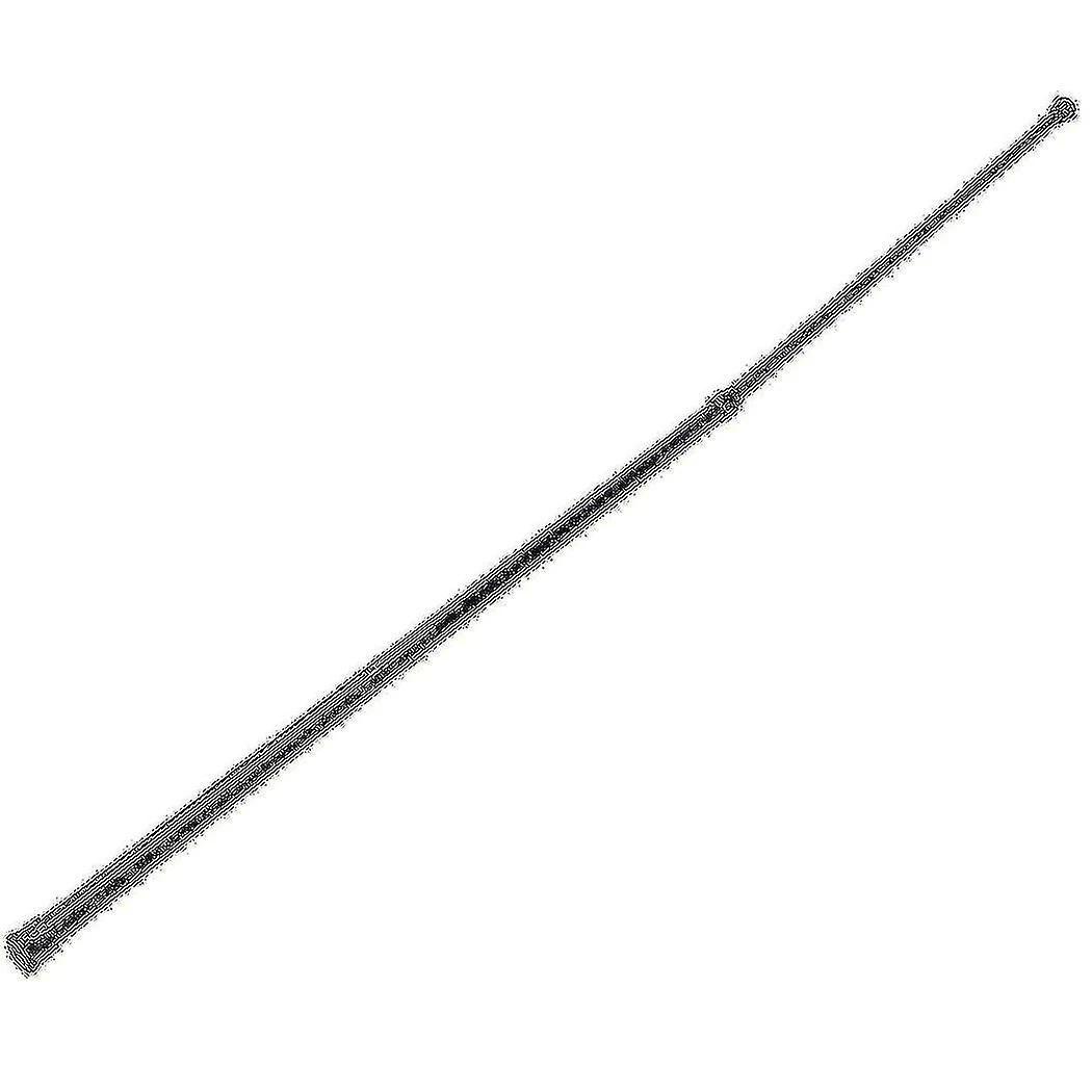 Extendable Telescopic Spring Loaded Net Voile Tension Curtain Rail Pole Rods,55-90cm,black