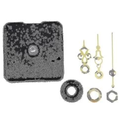 2x Diy Clock Metal Texture Creative Wall Clock Retro Wall Clock Movement Accessories