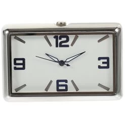 Stick On Dashboard Clock Tiny Small Car Clock Car Vent Clock Dashboard Watch Silver 1