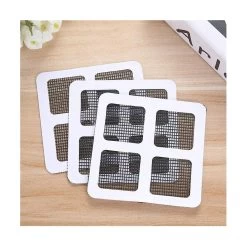 Door Window Screen Repair 100pcs Waterproof Fiberglass Mesh Covered Repair Kit, Strong Adhesive Win