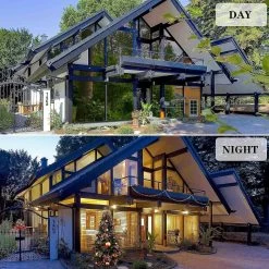 Window Film Privacy, Mirror Sun Reflective Window Tint Film, Self-adhesive Anti Glare Window Tint He Black